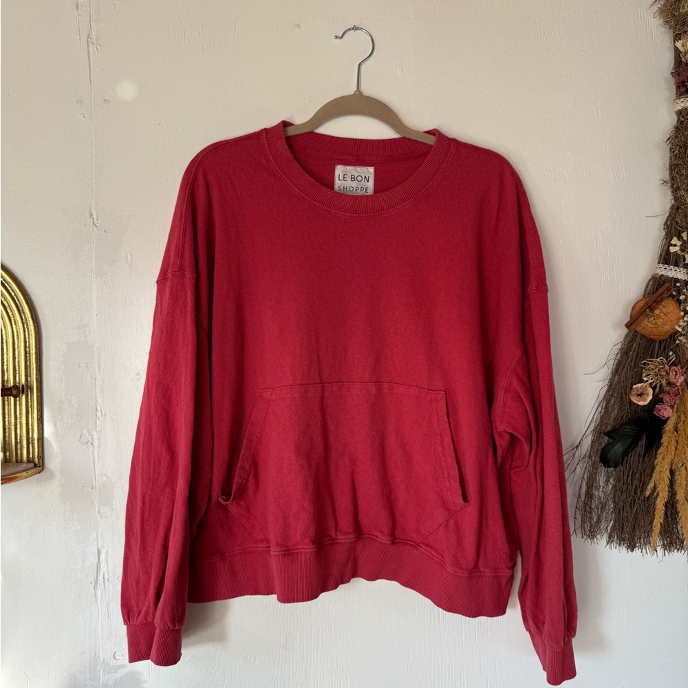 Le Bon Shoppe Red Sweatshirt